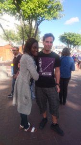 Me and Pamela at V&A Waterfront